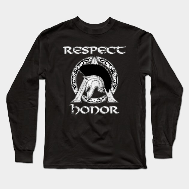 Respect and Honor Long Sleeve T-Shirt by NicGrayTees